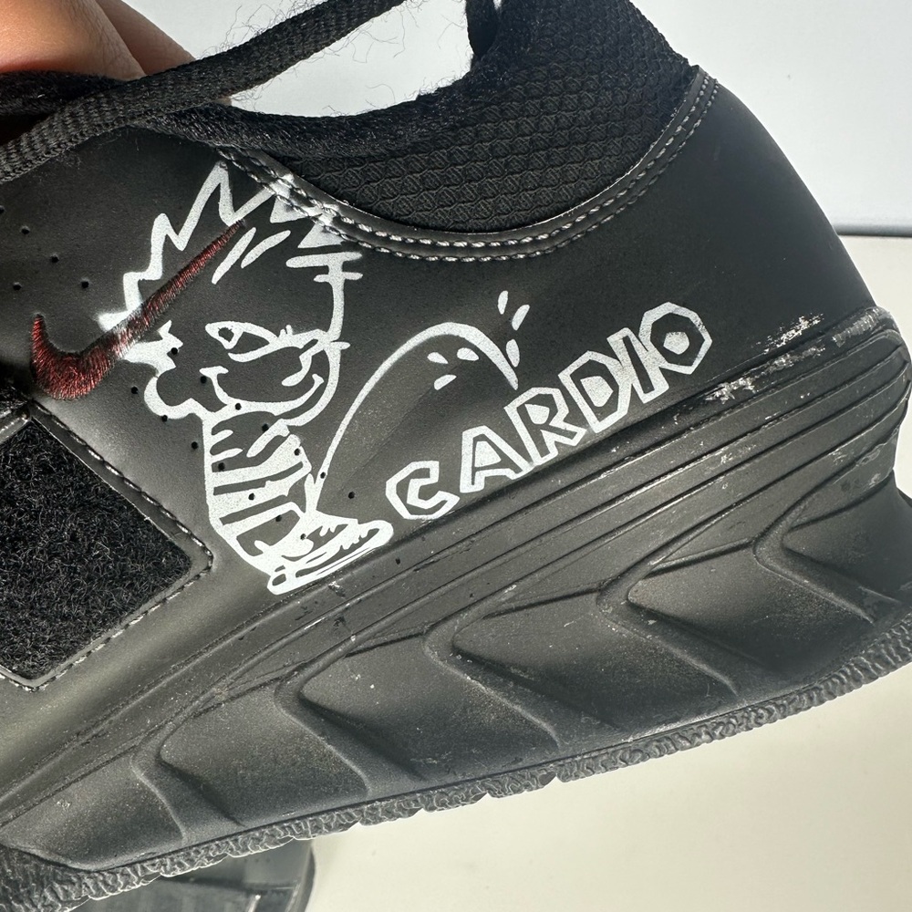 Nike Men’s Romaleos 2 Weightlifting Crossfit Custom Design Shark teeth Sz 12 - Picture 7 of 8